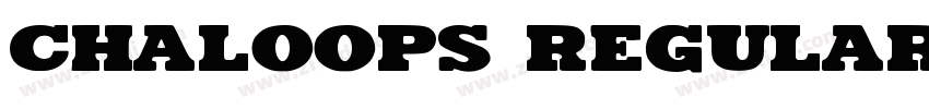 Chaloops Regular字体转换